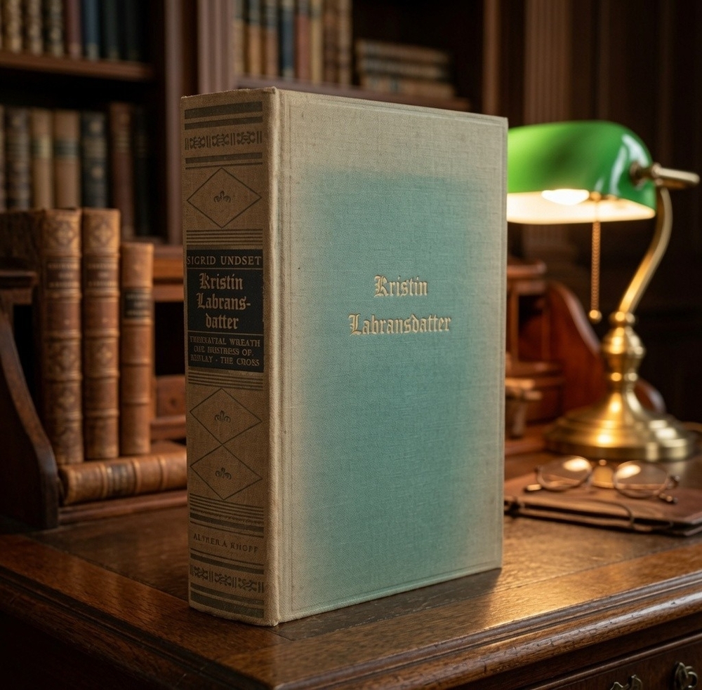 Kristin Lavransdatter Sigrid Undset 1929 Nobel Prize Edition Knopf Antique Rare
